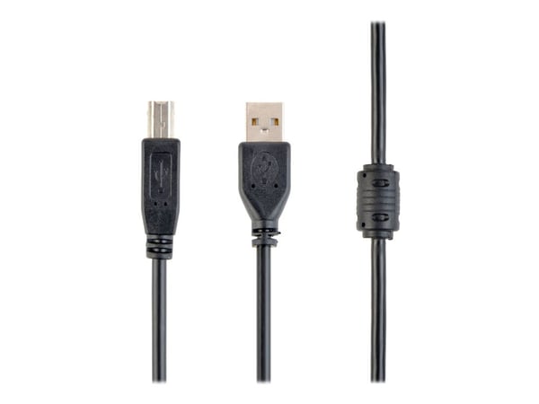 Gembird Professional series - USB-kaapeli - USB Type B (han) til USB (han) - USB 2.0 - 4.5 m - formet - sortti