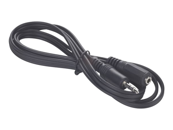 Cablexpert - Lydforlengelseskabel - mini-phone stereo 3.5 mm plugg til mini-phone stereo 3.5 mm beholder - 2 m - svart