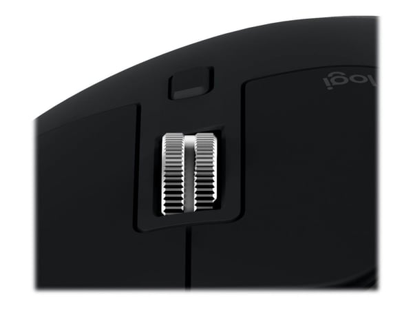 Logitech Master Series MX Master 3S - Hiiri - ergonominen - optinen - 7 painiketta - langaton - Bluetooth - avaruudenharmaa - Apple MacBookille