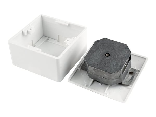 Cablexpert MWS-2S6-01 - Eluttag - RJ 45 - 2 nätverksuttag - vit