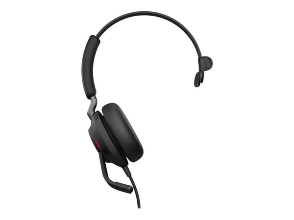 Jabra Evolve2 40 SE MS Mono - Headset - på örat - kabelansluten - USB-A - ljudisolerande - Certifierad för Microsoft-teams
