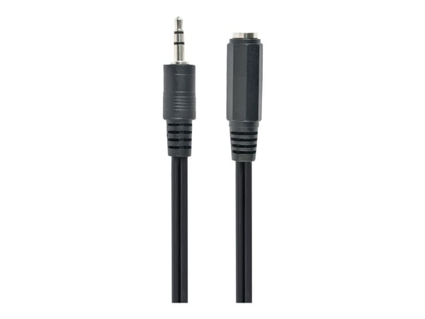 Cablexpert - Lydforlengelseskabel - mini-phone stereo 3.5 mm plugg til mini-phone stereo 3.5 mm beholder - 2 m - svart