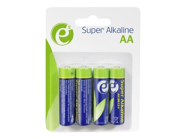 EnerGenie - Batteri 4 x AA-type - Alkalisk - 2900 mAh