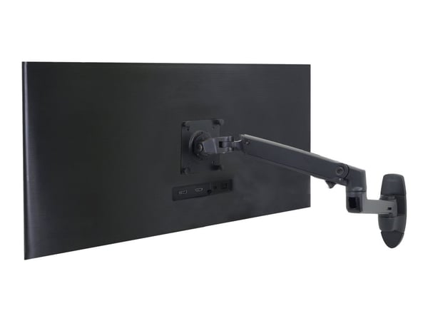 Ergotron LX - Monteringssett (leddarm, utvidelsesadapter, veggmonteringssokkel) - for LCD-skjerm - matt svart - skjermstørrelse: inntil 34" - veggm...