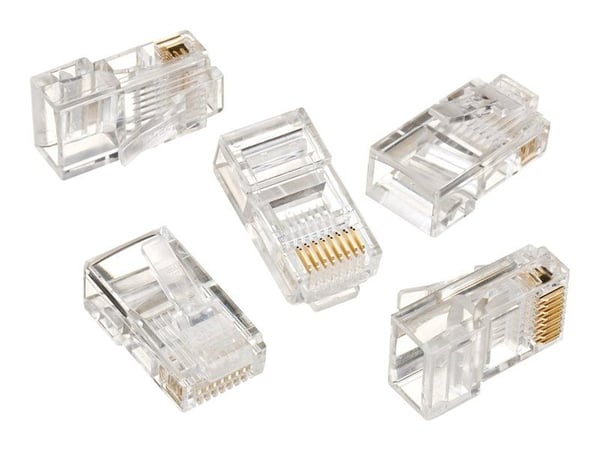 Cablexpert - Nettverkkontakt - RJ-45 (hann) - uskjermet - CAT 5 (en pakke 50)