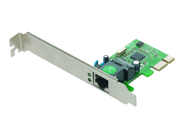 Gembird NIC-GX1 - Nettverksadapter - PCI Express x1 - Gigabit Ethernet