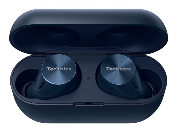 Technics AZ60M2 - True wireless-hörlurar med mikrofon - inuti örat - Bluetooth - aktiv brusradering - midnattsblå