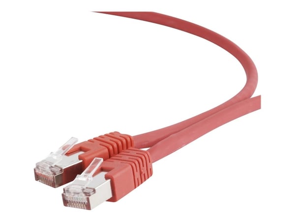 Cablexpert - Koblingskabel - RJ-45 (hann) til RJ-45 (hann) - SFTP - CAT 6a - halogenfri, formstøpt - rød