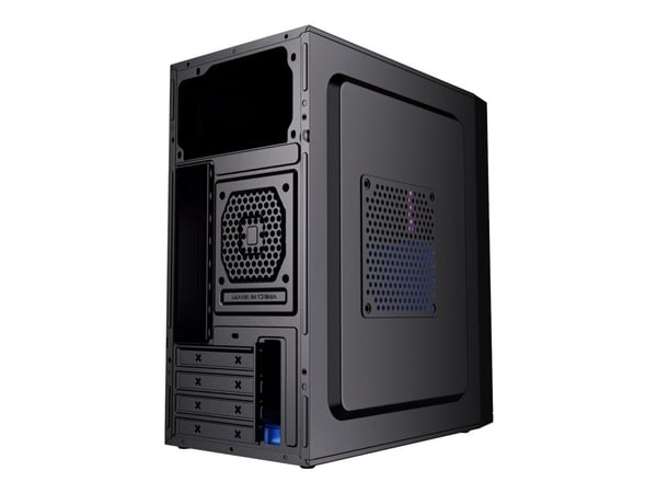 Gembird Fornax K300 - MT - micro ATX - ingen strømforsyning (ATX) - svart - USB/lyd