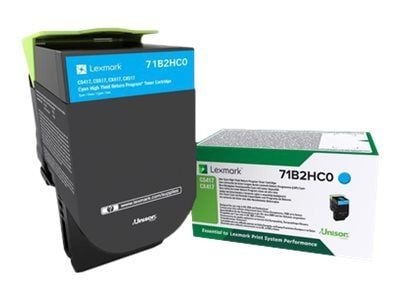 Lexmark 71B2HC0, 3500 sivua, Syaani, 1 kpl