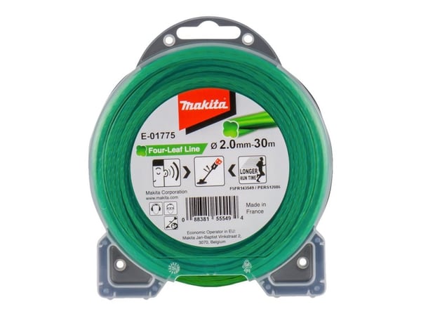 Makita - Mowing line - 2 mm - lengde: 30 m - for Makita DUR368AZ, DUR368LZ, DUR369AZ; XGT UR002GZ01
