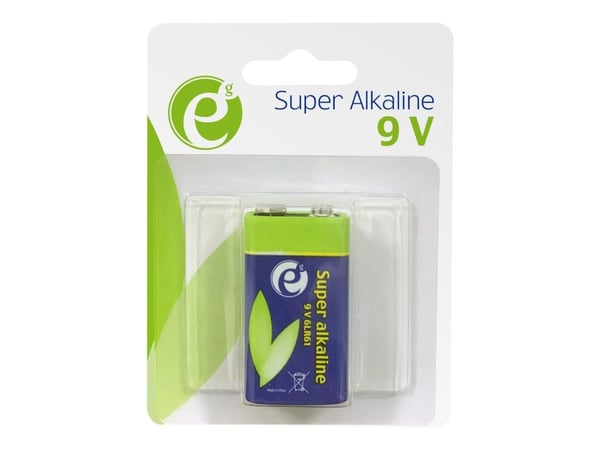 GEMBIRD EG-BA-6LR61-01 Energenie-akku 9V 6LR61, alkaiczna, läpipainopakkaus, blisteri