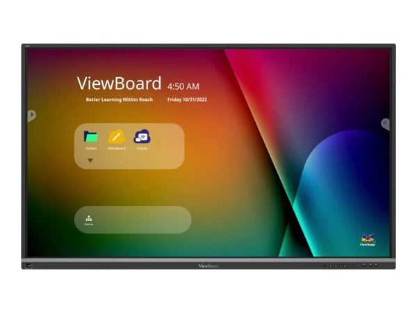 ViewBoard 50 -sarjan kosketusnäyttö - 65 tuumaa - UHD - Android 11.0 - IR 400 nits - 2x15W + sub 16W - USB-C - 8/64GB