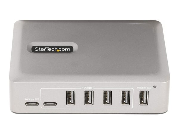 Startech 7-Port USB-C Hub, 5x USB-A + 2x USB-C, Self-Powered w/ 65W Power Supply, USB 3.1 10Gbps Hub w/ BC1.2 Charging, Desktop/Laptop USB Hub with...