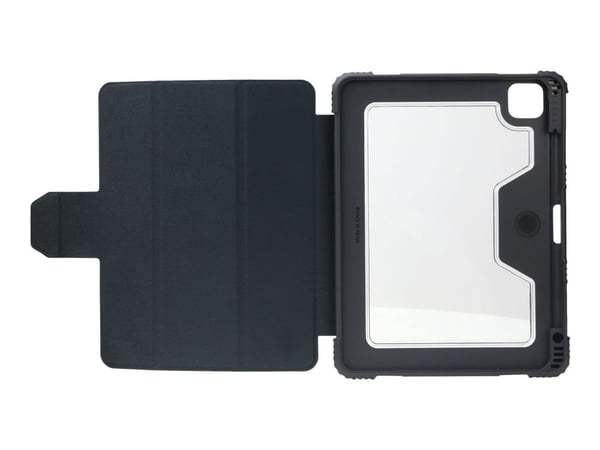 DICOTA Folio Case - Vikbart fodral för surfplatta - polykarbonat, termoplastisk polyuretan (TPU), återvunnen polyetentereftalat - svart - 10.9" - f...