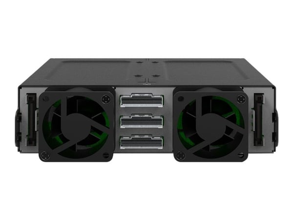 ICY Dock ToughArmor MB118VP-B - Drevkabinett - 6 x U.2/U.3 NVMe SSD, mobilstativ for 5,25"-brønn, med SlimSAS SFF-8654 8i - 2.5" - PCIe 4.0 - PCIe ...
