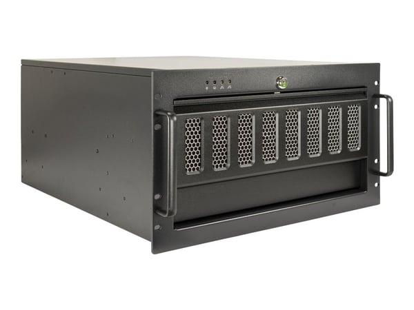 Inter-Tech IPC 6U-6606 - Rackmonterbar - utvidet ATX (E-ATX) - SATA - hot-swap - ingen strømforsyning (ATX) - USB