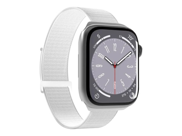 Puro SPORT - Slinga för smart klocka - 130 - 200 mm - vit - för Apple Watch Hermès Series 9, SE 3, Series 10, Series 11, Series 8, Series 9