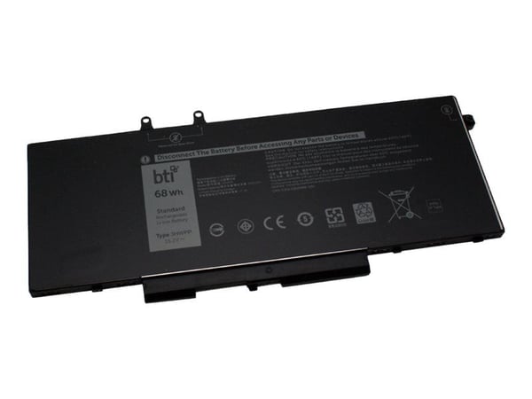 BTI - Batteri för bärbar dator - litiumjon - 4-cells - 4250 mAh - 68 Wh - för Dell Inspiron 7500; Latitude 5401, 5410, 5411, 5501, 5510, 5511