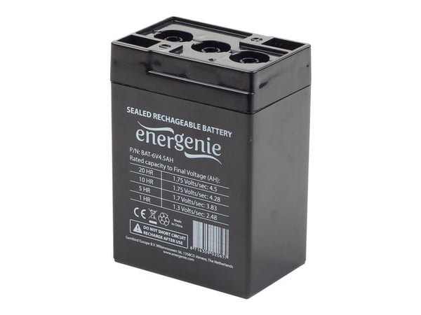 Gembird BAT-6V4.5AH - UPS-batteri - 1 x batteri - 4.5 Ah
