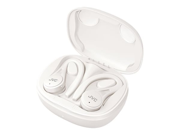 JVC HA-EC25T - Form - True wireless-hodetelefoner med mikrofon - i øret - over-øret-montering - Bluetooth