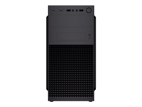 Gembird Fornax K300 - MT - micro ATX - ingen strømforsyning (ATX) - svart - USB/lyd