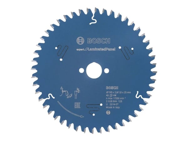 Bosch Expert for Laminated Panel - Sirkelformet sagblad - for kartong, laminerte paneler, wooden composites - 165 mm - 48 tenner