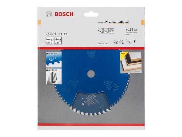 Bosch Expert for Laminated Panel - Sirkelformet sagblad - for kartong, laminerte paneler, wooden composites - 165 mm - 48 tenner