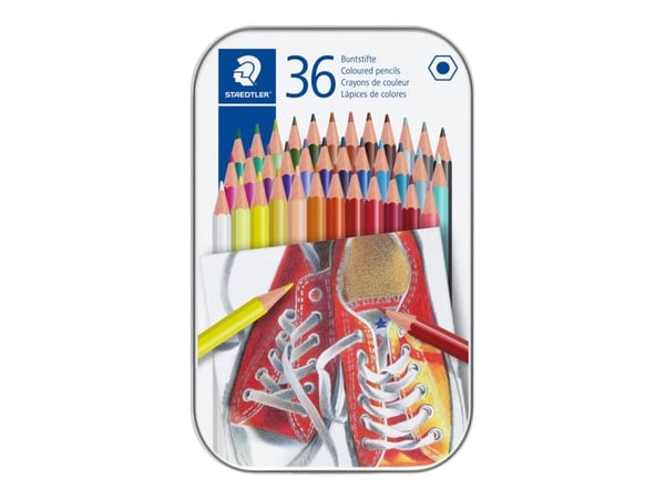 STAEDTLER 175 - Fargeblyant - assorterte farger (en pakke 36)