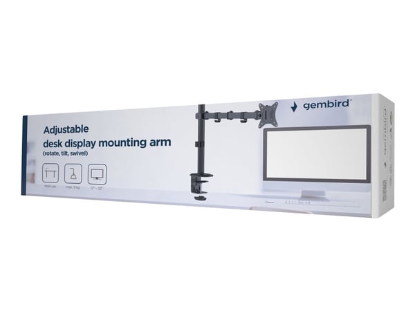 Gembird MA-D1-01, Klemme, 9 kg, 43,2 cm (17"), 81,3 cm (32"), 100 x 100 mm, Lajittelu