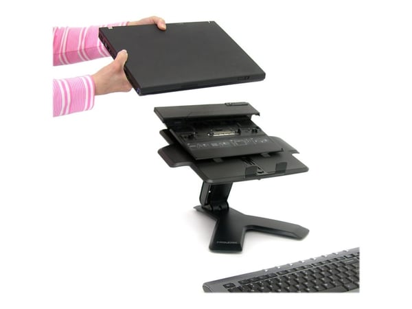 Ergotron Neo-Flex - Ställ för bärbar dator - svart