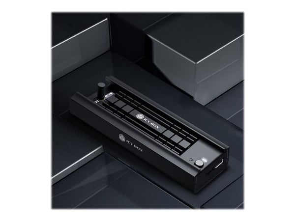 ICY BOX IB-180MC-C31 - Lagringspakning - M.2 - SATA 6Gb/s / PCIe 3.0 x2 (NVMe) - USB 3.2 (Gen 2), USB-C 3.2 (Gen 2) - sortering