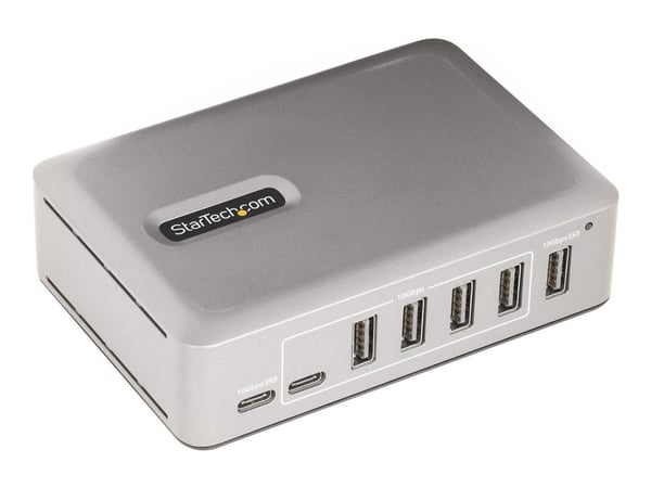 Startech 7-Port USB-C Hub, 5x USB-A + 2x USB-C, Self-Powered w/ 65W Power Supply, USB 3.1 10Gbps Hub w/ BC1.2 Charging, Desktop/Laptop USB Hub with...