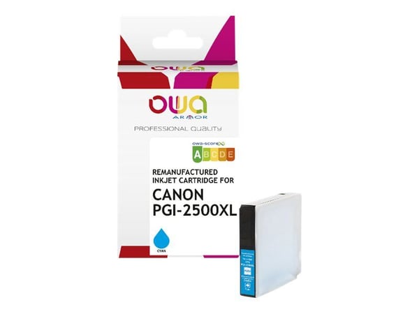 OWA-blekk kompatibel med CANON PGI-2500XL C cyan