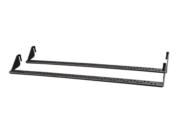 Gembird NPP-C548CM-001 - Patchpanel med kabelstyring - CAT 5e - svart - 2U - 19" - 48 porter