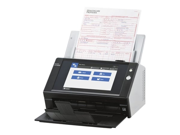 Ricoh Image Scanner N7100E - Dokumentskanner - Dobbel CIS - Dupleks - 216 x 355.6 mm - 600 dpi x 600 dpi - inntil 25 spm (mono) / inntil 25 spm (fa...