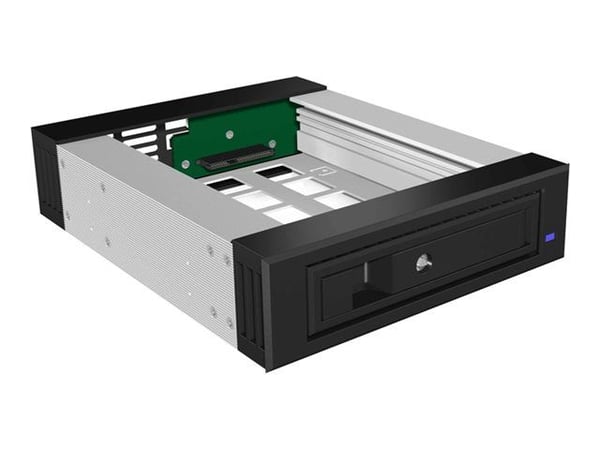ICY BOX IB-129SSK-B - Adapter för lagringsfack - svart