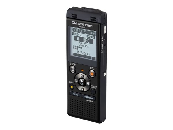 Olympus WS-883 - Taleopptaker - uten operativsystem - 8 GB - svart