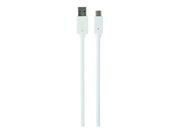 Cablexpert CCP-USB3-AMCM-W-10, 3 m, USB A, USB C, USB 3.2 Gen 1 (3.1 Gen 1), 600 Mbit/s, Valkoinen