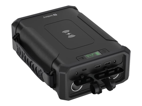 Sandberg Active Survivor 8in1 - Power bank + växelströmsadapter + bilströmsadapter 32700 - 96000 mAh - 307.2 Wh - 180 Watt - 5 A - PD, QC - 4 utdat...