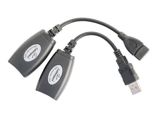 Gembird - USB-utvider - USB - RJ-45 / 4-pins USB type A - opp til 30 m