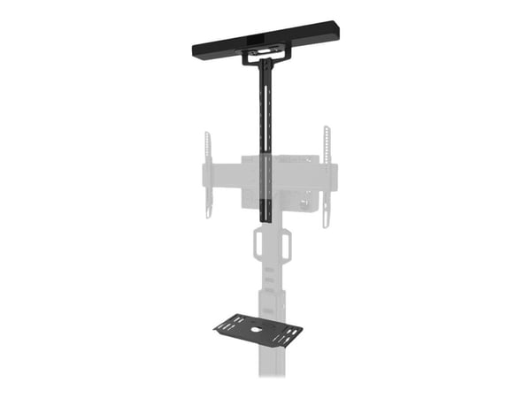 Neomounts AV1-825BL - Monteringskomponent (kamerahylle, hylle) - for videostang - stål - svart - vognmonterbar - for P/N: FL50S-825BL1, FL50S-825WH1