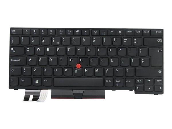 Primax - Ersättningstangentbord för bärbar dator - med Trackpoint - QWERTY - brittisk - svart - FRU - för ThinkPad P14s Gen 1; P14s Gen 2; T14 Gen ...