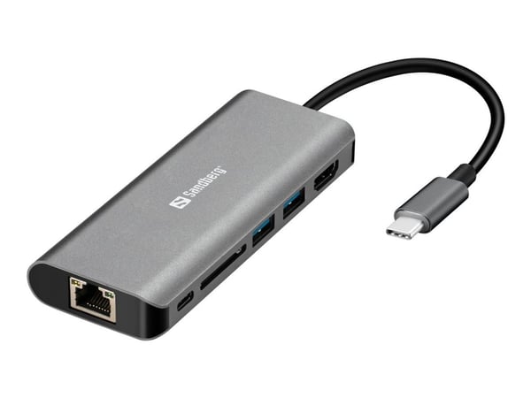 Sandberg - Telakointiasema - USB - HDMI - GigE