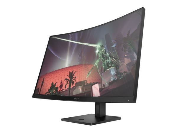 OMEN by HP 32c - LED-skjerm - gaming - 31.5" - 2560 x 1440 QHD @ 165 Hz - VA - 400 cd/m² - 3000:1 - 1 ms - 2xHDMI, DisplayPort