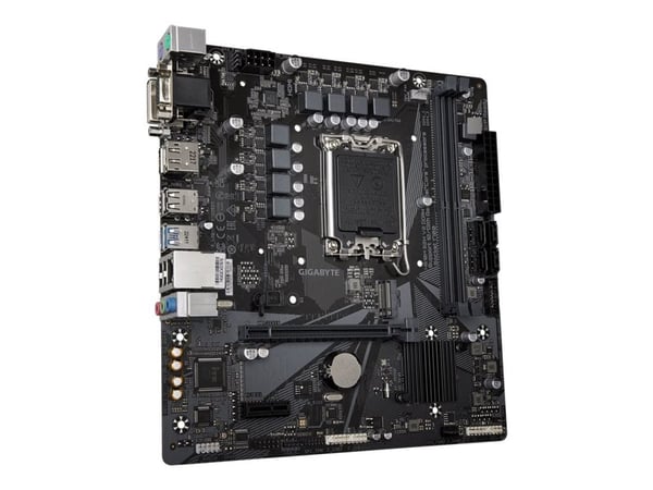 Gigabyte H610M S2H V2 DDR4 - 1.0 - hovedkort - micro ATX - LGA1700-sokkel - H610 Chipset - USB 3.2 Gen 1 - Gigabit LAN - innbygd grafikk (CPU kreve...