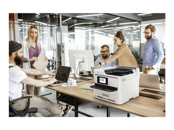 Epson WorkForce Pro WF-C5890DWF - Multifunksjonsskriver - farge - ink-jet - A4/Legal (medie) - opp til 25 spm (trykking) - 330 ark - 33.6 kbps - Wi...