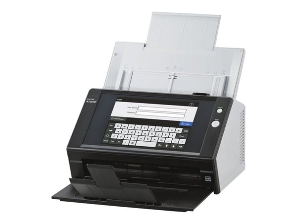 Ricoh Image Scanner N7100E - Dokumentskanner - Dobbel CIS - Dupleks - 216 x 355.6 mm - 600 dpi x 600 dpi - inntil 25 spm (mono) / inntil 25 spm (fa...