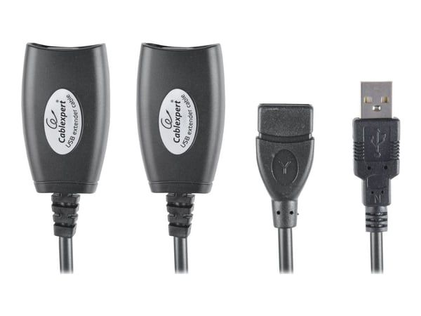 Gembird - USB-utvider - USB - RJ-45 / 4-pins USB type A - opp til 30 m