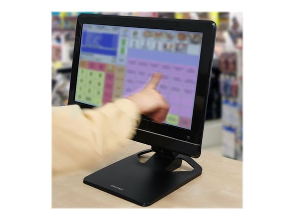 Ergotron Neo-Flex Touchscreen Stand - Stativ - for berøringsskjerm - svart - skjermstørrelse: inntil 27" - skrivebord